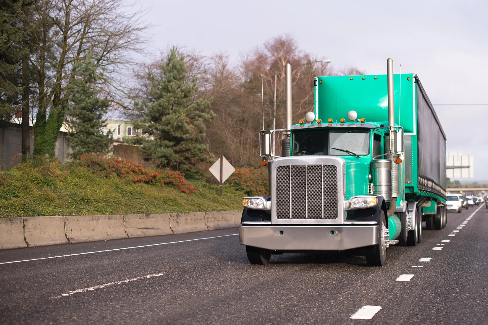 Truck on the road 4